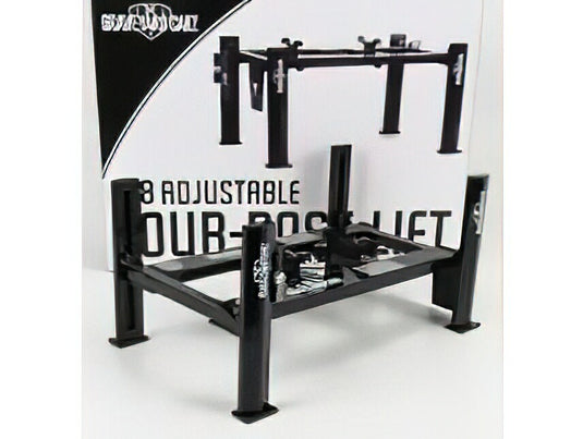 アクセサリー GRAVEYARD CARTZ GARAGE SET OFFICINA PONTE SOLLEVATORE AUTO FOUR POST LIFT BLACK/Greenlight 1/18ミニカー