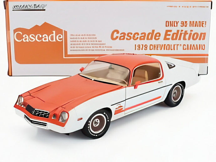 CHEVROLET カマロ カスケードエディション クーペ 1979 ホワイト/オレンジ/ Greenlight 1/18 ミニカー