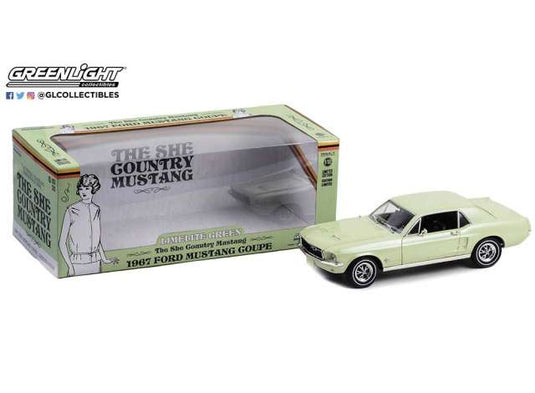 1967 Ford Mustang クーペ シーカントリースペシャル ビル・グッドロフォード デンバー コロラド ライムライトグリーン/Greenlight 1/18ミニカー