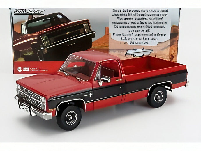 CHEVROLET K-10 PICK-UP 1984 レッド ブラック/Greenlight 1/18ミニカー