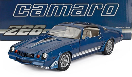 Chevroletシボレー カマロ Z28 クーペ 1980 ブルー / GREENLIGHT 1/18 ミニカー
