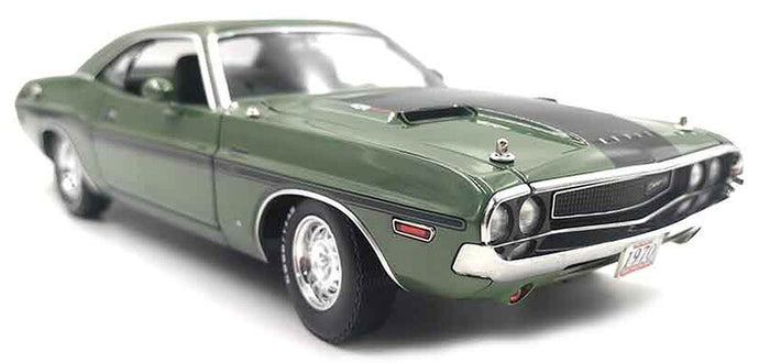 Mr. Norms 1970 Dodge Challenger R T ハードトップ Hemi F8 グリーン グリーントップ グリーンインテリア / Greenlight 1/18 ミニカー
