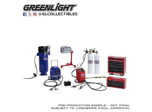 【予約】 NHRA ショップツールセット 1 1/18スケール ミニカー用アクセサリー / GreenLight 1/18 ミニカー