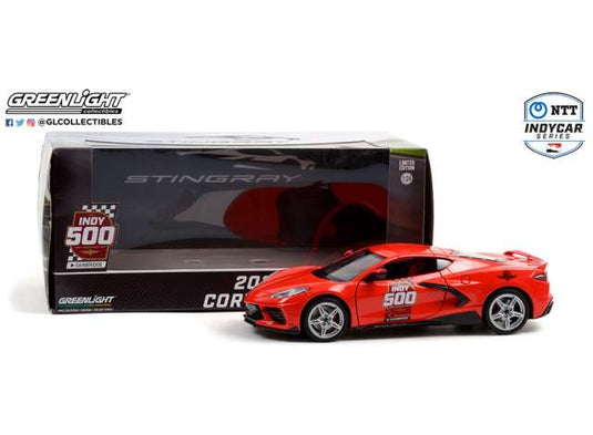 Chevroletシボレー Corvetteコルベット C8 スティングレイ ペースカー 2020 模型 / Greenlight 1/24 ミニカー 模型