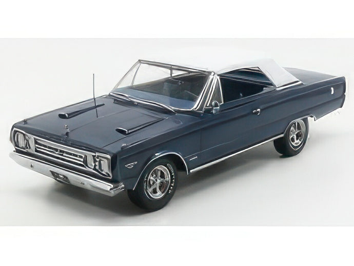 PLYMOUTH BELVEDERE GTX CABRIOLET GRAVEYARD CARZ 1967 BLUE WHITE/Greenlight 1/18ミニカー