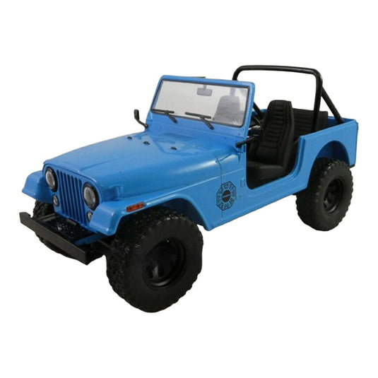 Jeepジープ CJ-7 1977 ブルー / Greenlight 1/18 ミニカー