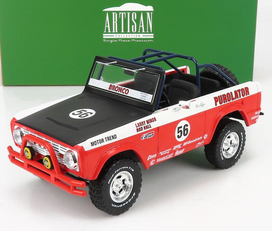 Ford USAフォードUSA Broncoブロンコ Bajaバハ 1975 No.56 Purolator Tribute Editionトリビュートエディション レッドホ / Greenlight 1/18 ミニカー