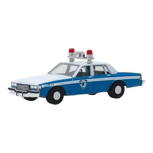 【予約】 シボレー カプリス ウィルメット警察 ホーム・アローン 1986 ブルー ホワイト / GreenLight 1/18 ミニカー