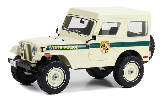 Maryland State Police 1983 Jeep CJ 5 ハードトップ / Greenlight 1/18 ミニカー
