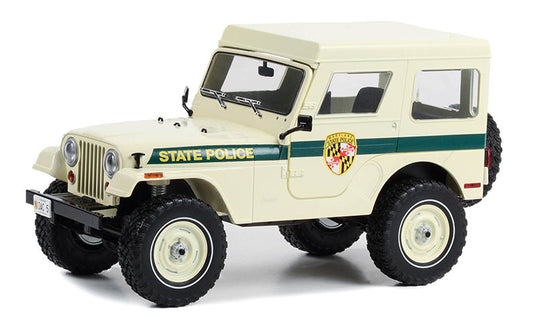 Maryland State Police 1983 Jeep CJ 5 ハードトップ / Greenlight 1/18 ミニカー