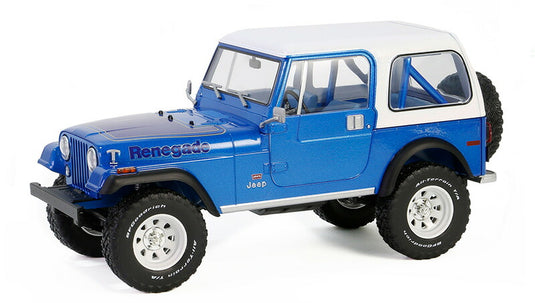 1978 Jeep CJ 7 Renegade キャプテンブルーメタリック ミニカー / GREENLIGHT 1/18