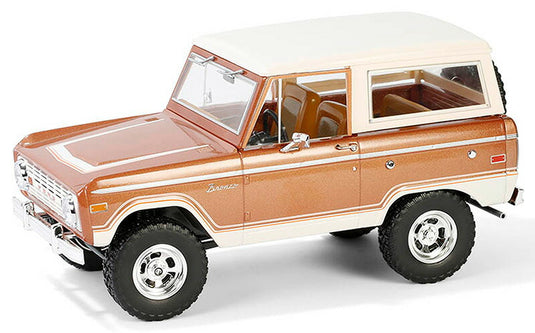 1973 Ford Bronco Ranger ホットジンジャーメタリック ミニカー / GREENLIGHT 1/18