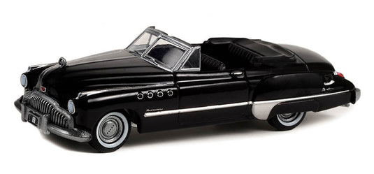 Buickビュイック ロードマスター コンバーチブル 1949 ブラック 模型 ダイキャスト モデル / Greenlight 1/64 ミニカー 模型