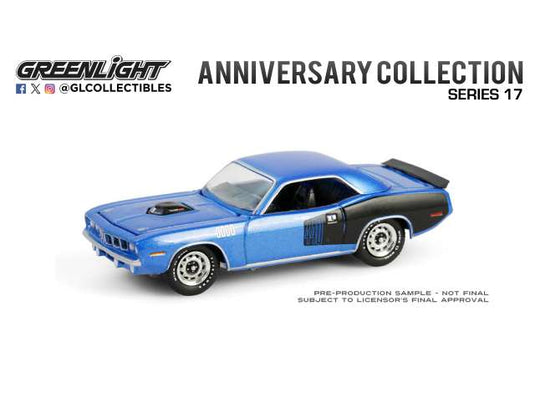 1971 プリムス クーダ 440 60周年 アニバーサリー コレクション 17 / Greenlight 1/64 ミニカー