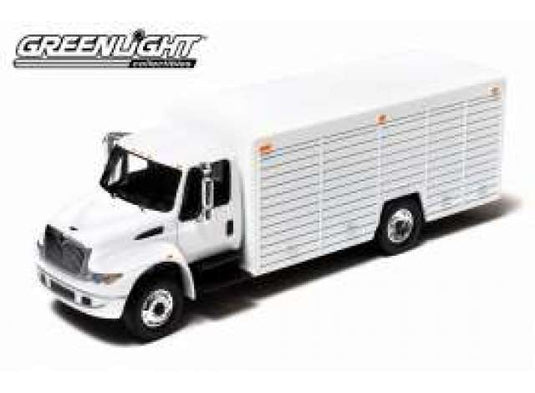 2012 インターナショナル デュマスター 4400 飲料配送 トラック ホワイト / Greenlight 1/64 ミニカー