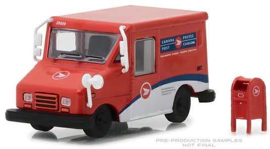カナダポスト LLV Postal Delivery Vehicle 郵便車 働く車 模型 ダイキャスト モデル / Greenlight 1/64 ミニカー 模型
