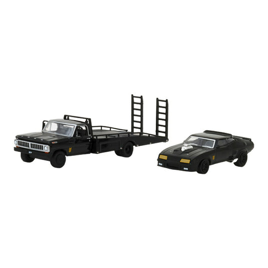 Fordフォード 1972 F 350 Ramp Truck with 1973 Falcon X / Greenlight 1/64 模型