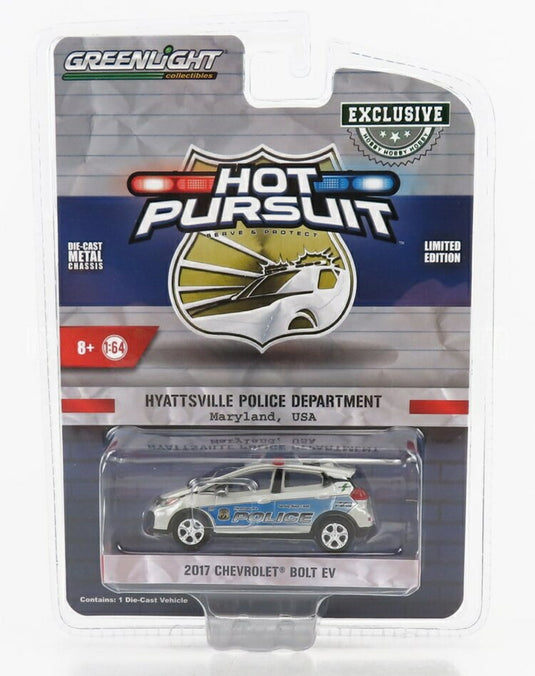 CHEVROLETシボレー BOLTボルト 2017 MARYLANDメリーランド POLICE DEPARTMENT警察 SILVERシルバー BLUEブルー / Greenlight 1/64 ミニカー