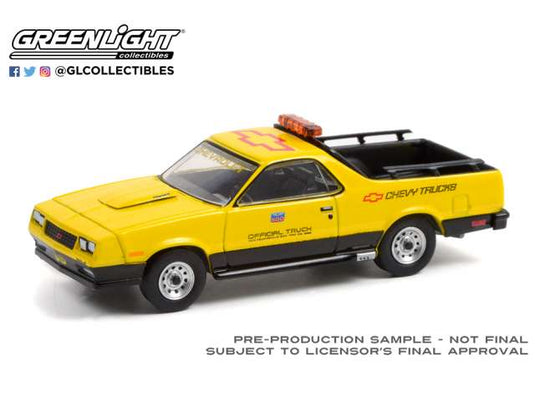 Chevroletシボレー エルカミーノ SS インディ500 オフィシャルトラック 1986 模型 / Greenlight 1/64 ミニカー 模型