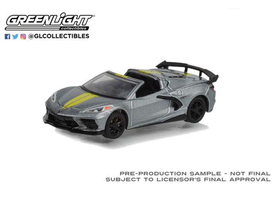 2022 シボレー コルベット C8 IMSA チャンピオンシップ グレー / Greenlight 1/64 ミニカー