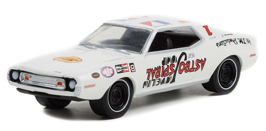 AMC ジャベリン SST アストロ スパイラル ジャンプ 1972 劇中車 模型 モデル / Greenlight 1/64 ミニカー 模型