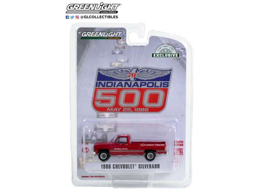 1986 シボレー シルバラード インディ500 オフィシャルトラック レッド / Greenlight 1/64 ミニカー