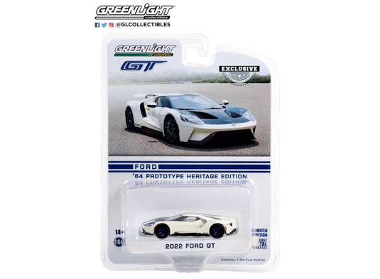 2022 フォード GT ヘリテージエディション 1964 プロトタイプ GT101 / Greenlight 1/64 ミニカー