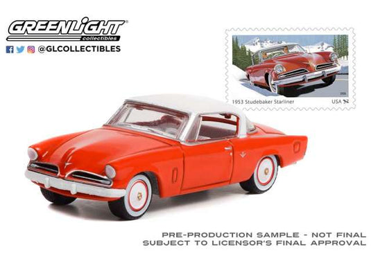 1953 スチュードベーカー スターライナー USPS アメリカ郵便 ホビー限定 / Greenlight 1/64 ミニカー