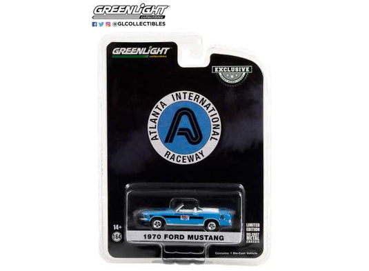 1970 フォード マスタング マッハ1 ペースカー ホビー限定 ブルー / Greenlight 1/64 ミニカー