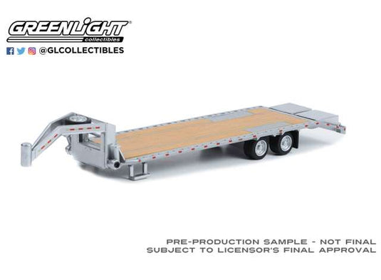グースネック トレーラー プライマーグレー 牽引 ミニカー アクセサリー / Greenlight 1/64 ミニカー