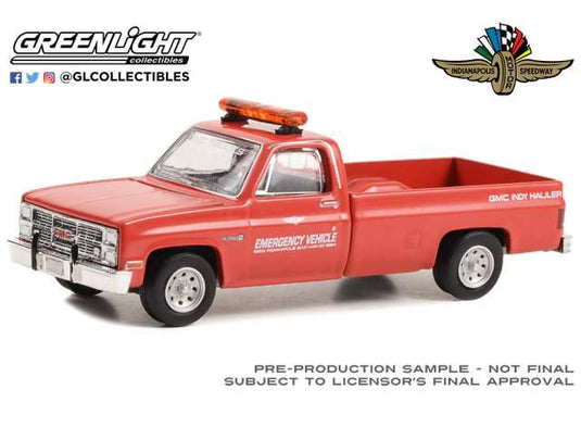 1984 GMC シエラ インディ500 緊急車両 レッド GMC Trucks ミニカー / Greenlight 1/64 ミニカー