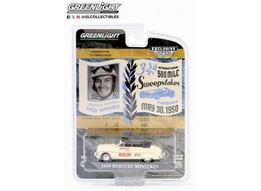 1950 マーキュリー モントレー コンバーチブル インディ500 ペースカー / Greenlight 1/64 ミニカー