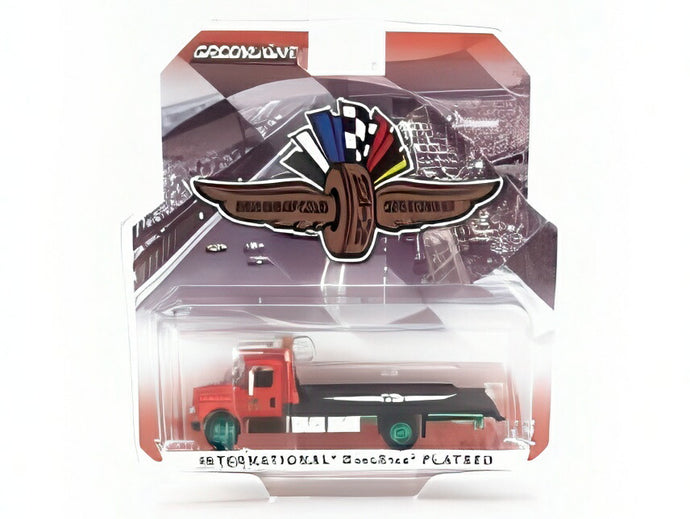INTERNATIONAL DURASTAR 4400 カートランスポーター インディアナポリス 2008 レッド/ブラック/ Greenlight 1/64 ミニカー