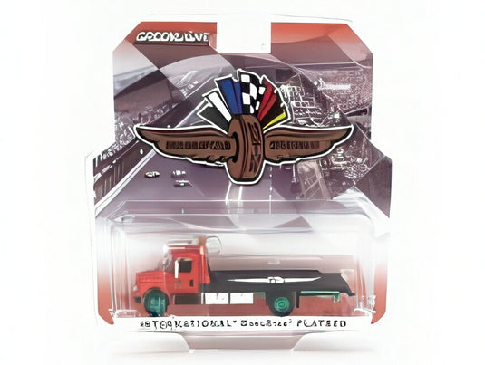 INTERNATIONAL DURASTAR 4400 カートランスポーター インディアナポリス 2008 レッド/ブラック/ Greenlight 1/64 ミニカー