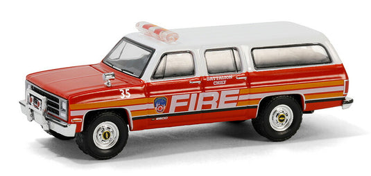 Chevroletシボレー サバーバン FDNY 消防指揮車 1991 働く車 消防 模型 ダイキャスト / Greenlight 1/64 ミニカー 模型