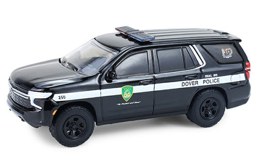 Chevroletシボレー Tahoeタホ ドーバー警察 100周年記念 2024 パトカー 働く車 / Greenlight 1/64 ミニカー 模型