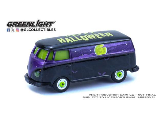 VW タイプ2 パネルバン ハロウィン 2025 蓄光塗装 ワーゲンバス ミニカー / Greenlight 1/64 ミニカー