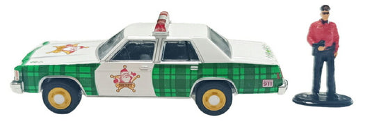 Fordフォード LTD クラウンビクトリア パトカー 1981 フィギュア付 警察車両 働く車 模型 / Greenlight 1/64 ミニカー 模型
