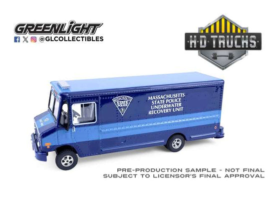 2019 ステップバン マサチューセッツ州警察 水中捜索隊 HD Truck 26 / Greenlight 1/64 ミニカー