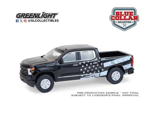2023 シボレー シルバラード Stars & Stripes ブルーカラー コレクション / Greenlight 1/64 ミニカー