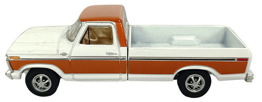 Fordフォード F-150 レンジャー XLT オレンジ/ホワイト 1977 トラック 模型 モデル / Greenlight 1/64 ミニカー 模型