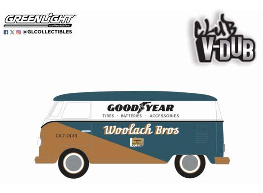 1964 VW パネルバン グッドイヤー クラブVee-Dub 20 ワーゲンバス / Greenlight 1/64 ミニカー