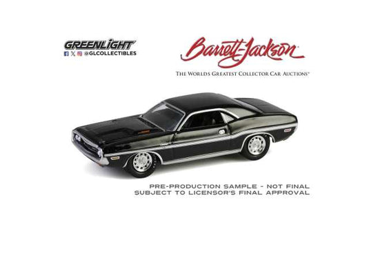 1970 ダッジ チャレンジャー R/T 440 バレットジャクソン ブラック / Greenlight 1/64 ミニカー