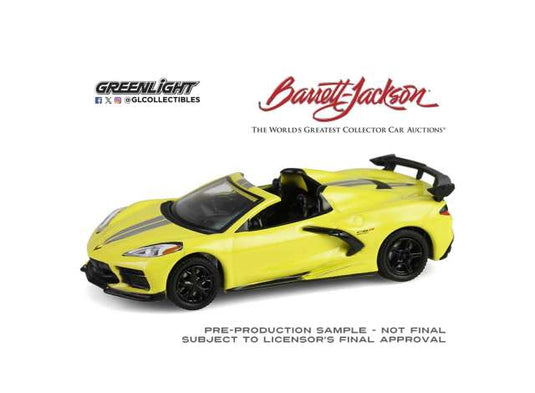 2022 シボレー コルベット C8.R チャンピオンシップ コンバーチブル イエロー / Greenlight 1/64 ミニカー