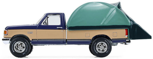 Fordフォード F-150 XLT Lariat 1987 ベッドテント付 トラック 模型 ダイキャスト / Greenlight 1/64 ミニカー 模型