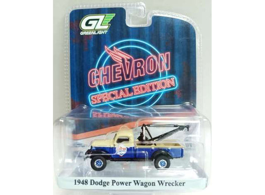 1948 ダッジ パワーワゴン レッカー車 シェブロン スペシャル 1 ミニカー / Greenlight 1/64 ミニカー