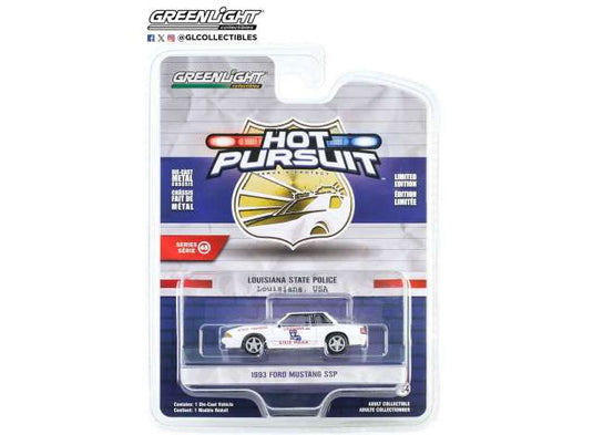 1993 フォード マスタング SSP ルイジアナ州警察 ホットパスート 45 / Greenlight 1/64 ミニカー