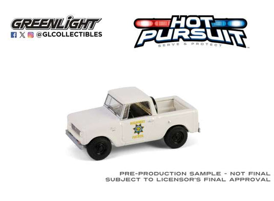 1964 ハーベスター スカウト カリフォルニア ハイウェイパトロール ポリス / Greenlight 1/64 ミニカー