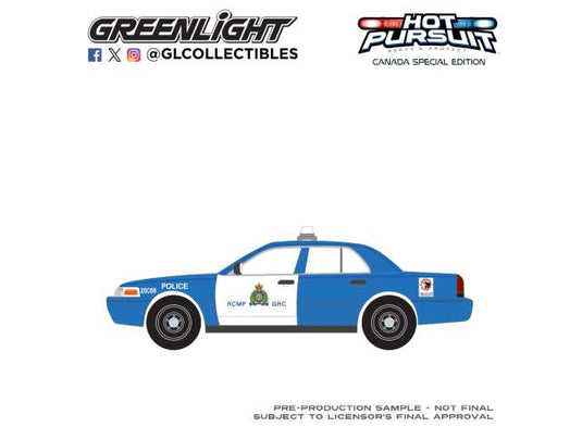 2008 クラウン ビクトリア ポリス カナダ王立騎馬警察 RCMP ホットパスート / Greenlight 1/64 ミニカー