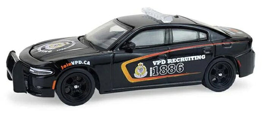 Dodgeダッジ チャージャー バンクーバー警察 2018 ブラック / GREENLIGHT 1/64 ミニカー